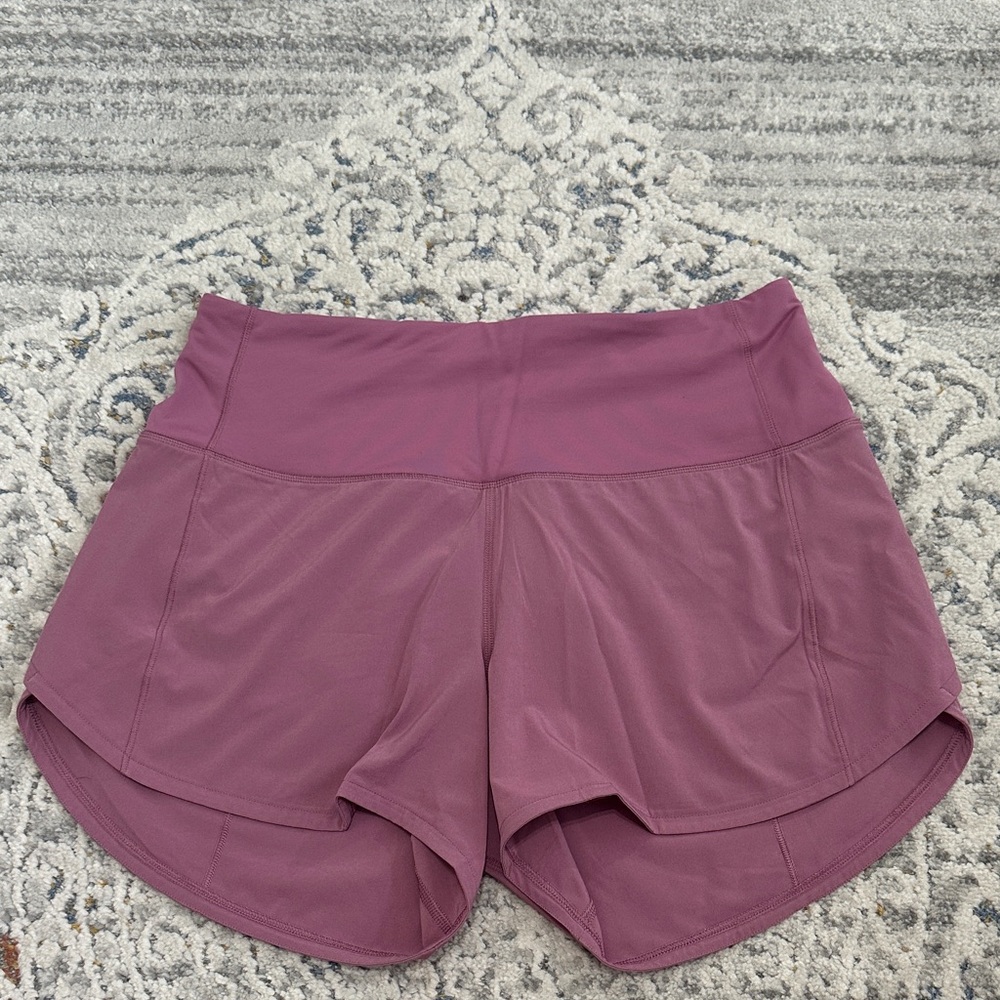 Lululemon Athletica Plum Athletic Shorts